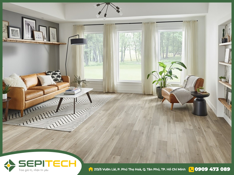 Điểm khác biệt của sàn gỗ nhân tạo với sàn gỗ tự nhiên